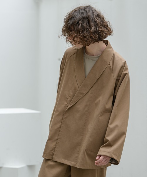 Alcindor Materials（アルシンダーマテリアルズ）の「samue jacket/サムエジャケット（その他アウター・メンズ・ベージュ/ブラウン・MEDIUM/LARGE）」の17枚目の写真
