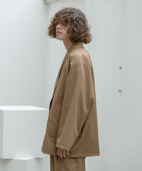 Alcindor Materials（アルシンダーマテリアルズ）の「samue jacket/サムエジャケット（その他アウター・メンズ・ベージュ/ブラウン・MEDIUM/LARGE）」の13枚目の写真