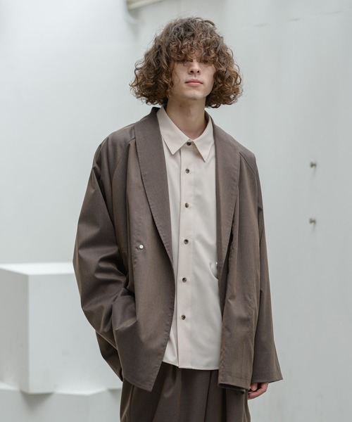 Alcindor Materials（アルシンダーマテリアルズ）の「samue jacket/サムエジャケット（その他アウター・メンズ・ベージュ/ブラウン・MEDIUM/LARGE）」の11枚目の写真