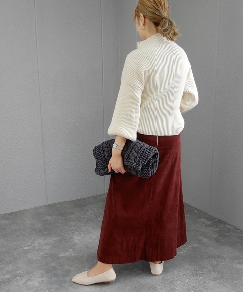 minia（ミニア）の「スクエアトゥステッチのギャザーパンプス　◆（パンプス・レディース・ブラック/ベージュ/アイボリー・LL/S/M/L）」の19枚目の写真