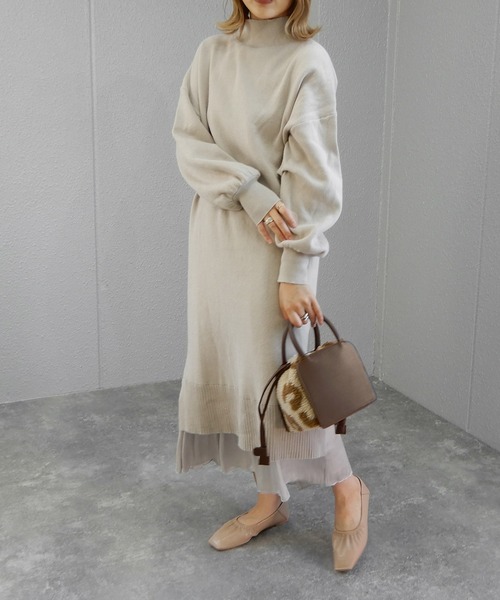 minia（ミニア）の「スクエアトゥステッチのギャザーパンプス　◆（パンプス・レディース・ブラック/ベージュ/アイボリー・LL/S/M/L）」の10枚目の写真