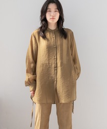 LOWRYS FARM | サイドリンクシアードレスシャツ　959392(シャツ/ブラウス)