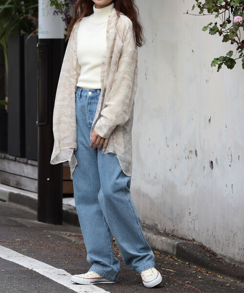 BeAMS DOT(ビームスドット)の「【WEB限定】BeAMS DOT / ハイウエスト ストレート カラーデニムパンツ(デニムパンツ・レディース・ライトブルー/イエロー系その他4・SMALL/MEDIUM)」の16枚目の写真