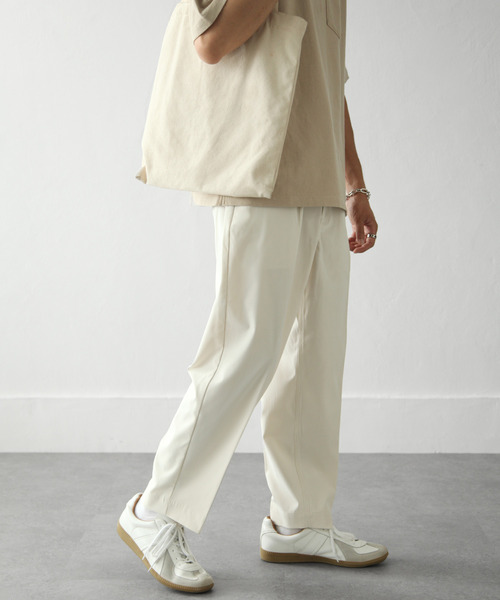 ZIP FIVE（ジップファイブ）の「【ZIP FIVE】リラックステーパードスラックス（スラックス・メンズ・ブラック/アイボリー/グレイッシュベージュ・SMALL/MEDIUM/LARGE/X-LARGE）」の5枚目の写真