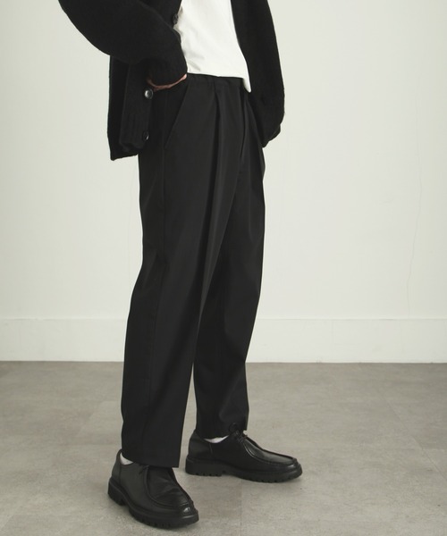 ZIP FIVE（ジップファイブ）の「【ZIP FIVE】リラックステーパードスラックス（スラックス・メンズ・ブラック/アイボリー/グレイッシュベージュ・SMALL/MEDIUM/LARGE/X-LARGE）」の13枚目の写真