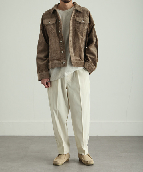 ZIP FIVE（ジップファイブ）の「【ZIP FIVE】リラックステーパードスラックス（スラックス・メンズ・ブラック/アイボリー/グレイッシュベージュ・SMALL/MEDIUM/LARGE/X-LARGE）」の21枚目の写真