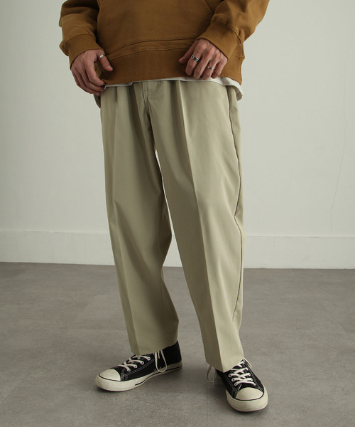 ZIP FIVE（ジップファイブ）の「【ZIP FIVE】リラックステーパードスラックス（スラックス・メンズ・ブラック/アイボリー/グレイッシュベージュ・SMALL/MEDIUM/LARGE/X-LARGE）」の10枚目の写真