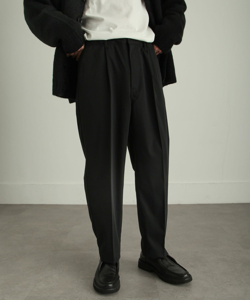 ZIP FIVE（ジップファイブ）の「【ZIP FIVE】リラックステーパードスラックス（スラックス・メンズ・ブラック/アイボリー/グレイッシュベージュ・SMALL/MEDIUM/LARGE/X-LARGE）」の16枚目の写真