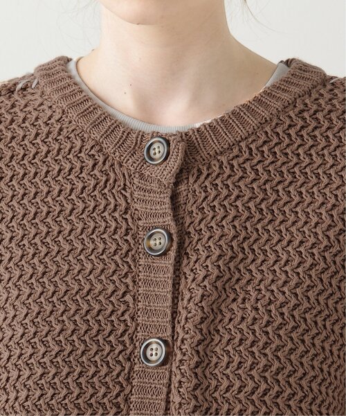 DOUBLE NAME（ダブルネーム）の「ハンドステッチ前後2WAYニットプルオーバー（ニット/セーター・レディース・ブラウン/キナリ/スミクロ/マスタード・FREE）」の16枚目の写真