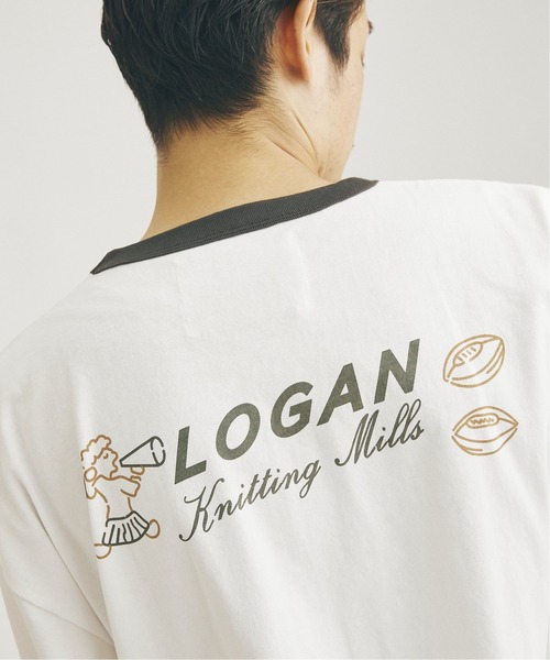 JOURNAL STANDARD（ジャーナルスタンダード）の「【LOGAN×JOURNAL STANDARD】別注 ロング リンガーTシャツ（Tシャツ/カットソー・メンズ・グレー/ホワイト/ボルドー/ホワイト系その他・MEDIUM/LARGE）」の18枚目の写真
