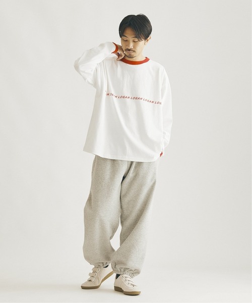 JOURNAL STANDARD（ジャーナルスタンダード）の「【LOGAN×JOURNAL STANDARD】別注 ロング リンガーTシャツ（Tシャツ/カットソー・メンズ・グレー/ホワイト/ボルドー/ホワイト系その他・MEDIUM/LARGE）」の19枚目の写真