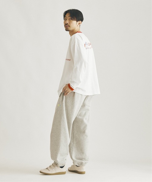 JOURNAL STANDARD（ジャーナルスタンダード）の「【LOGAN×JOURNAL STANDARD】別注 ロング リンガーTシャツ（Tシャツ/カットソー・メンズ・グレー/ホワイト/ボルドー/ホワイト系その他・MEDIUM/LARGE）」の20枚目の写真