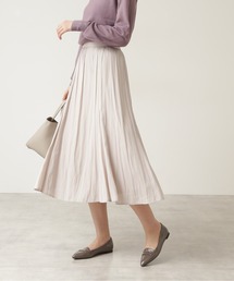 NATURAL BEAUTY BASIC | 割繊デシンゴアードスカート/0171220901(スカート)