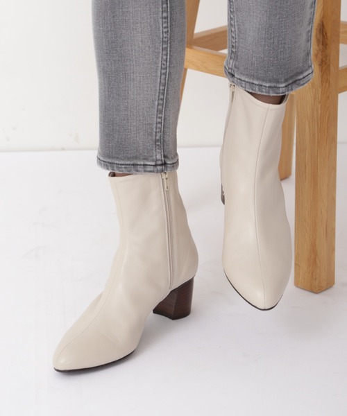 human woman（ヒューマンウーマン）の「◆ｓｏｆｔ　ｓｈｅｅｐ　ｓｈｏｒｔ　ｂｏｏｔｓ（ブーツ・レディース・ダークベージュ/ライトグリーン・24cm/23.5cm/24.0cm）」の2枚目の写真