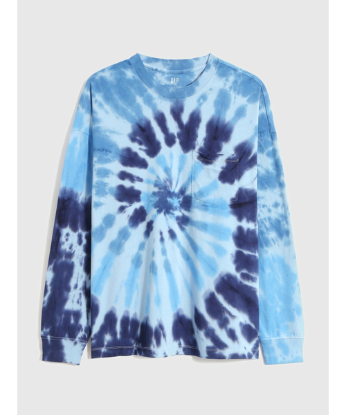 GAP（ギャップ）の「スラブジャージー オーバーサイズ ポケットTシャツ (メンズ・ユニセックス)（Tシャツ/カットソー・メンズ・ブルー系その他・XS/L/S/M/XL）」の7枚目の写真