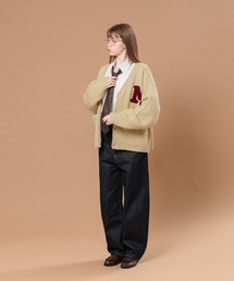 ハイウエストコクーンデニムパンツ
