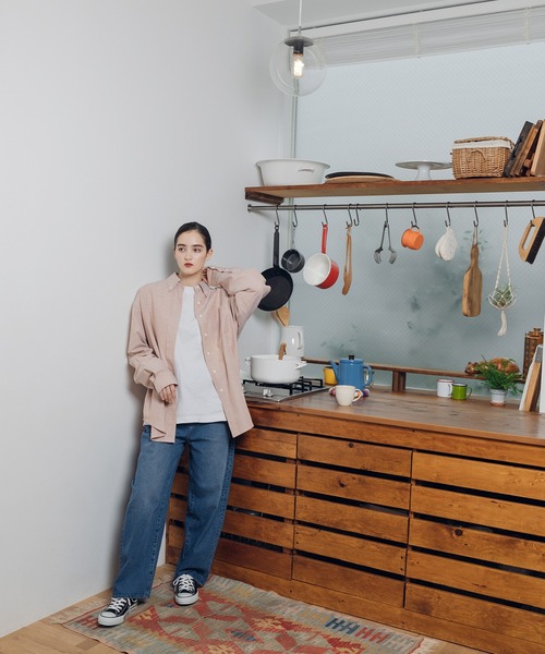 MUHET（ミュエータ）の「ハイウエストコクーンデニムパンツ（デニムパンツ・レディース・ライトブルー/インディゴブルー/ダークインディゴブルー・SMALL/MEDIUM/LARGE）」の17枚目の写真