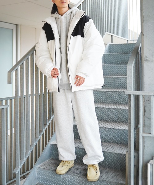 WEGO（ウィゴー）の「WEGO/リバーシブルパデッドジャケット（ダウンジャケット/コート・メンズ・イエロー/ホワイト/ブラック・MEDIUM/LARGE）」の8枚目の写真