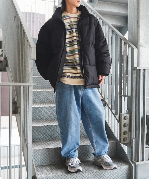 WEGO（ウィゴー）の「WEGO/リバーシブルパデッドジャケット（ダウンジャケット/コート・メンズ・イエロー/ホワイト/ブラック・MEDIUM/LARGE）」の19枚目の写真