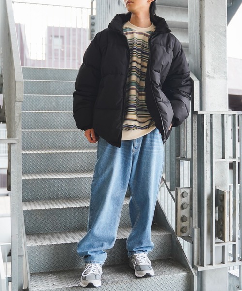 WEGO（ウィゴー）の「WEGO/リバーシブルパデッドジャケット（ダウンジャケット/コート・メンズ・イエロー/ホワイト/ブラック・MEDIUM/LARGE）」の21枚目の写真