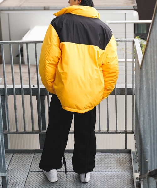 WEGO（ウィゴー）の「WEGO/リバーシブルパデッドジャケット（ダウンジャケット/コート・メンズ・イエロー/ホワイト/ブラック・MEDIUM/LARGE）」の15枚目の写真