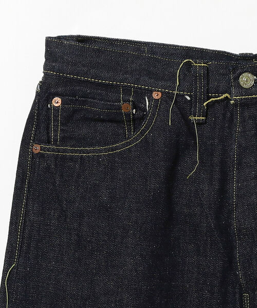 SUGAR CANE（シュガーケーン）の「SUGAR CANE / 13oz WWⅡ DENIM WAIST OVERALLS 1946 MODEL デニムパンツ（デニムパンツ・メンズ・インディゴブルー・34inch/36inch）」の3枚目の写真