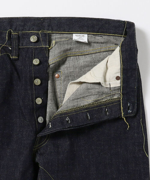 SUGAR CANE（シュガーケーン）の「SUGAR CANE / 13oz WWⅡ DENIM WAIST OVERALLS 1946 MODEL デニムパンツ（デニムパンツ・メンズ・インディゴブルー・34inch/36inch）」の4枚目の写真