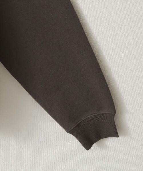 ZIP FIVE(ジップファイブ)の「【ZIP FIVE】【肉厚】【12oz】ビッグシルエットカラースウェット/ヘビーウェイト 無地 クルースウェット/トレーナー(スウェット・メンズ・ホワイト/グレイッシュベージュ/カーキ/オートミール/杢グレー/チャコール/ブラック/キャメル/ネイビー/ブルーグレー・LARGE/MEDIUM/X-LARGE)」の12枚目の写真