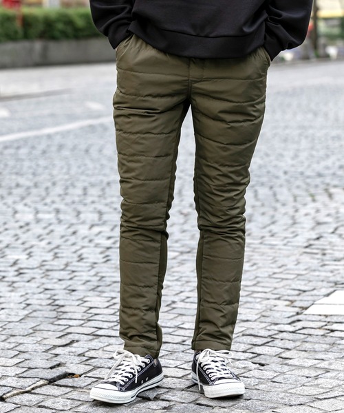 ADMIX/ATELIER SAB MEN（アドミックスアトリエサブメン）の「極暖 ダウン キルティング スキニー パンツ（その他パンツ・メンズ・ネイビー/カーキ/ブラック/カモフラージュ/ベージュ/チャコールグレー・48/52/50）」の15枚目の写真