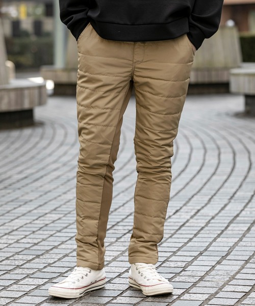 ADMIX/ATELIER SAB MEN（アドミックスアトリエサブメン）の「極暖 ダウン キルティング スキニー パンツ（その他パンツ・メンズ・ネイビー/カーキ/ブラック/カモフラージュ/ベージュ/チャコールグレー・48/52/50）」の9枚目の写真