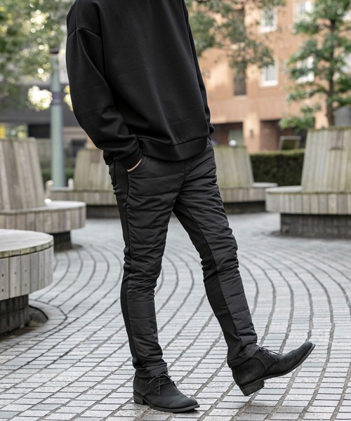 ADMIX/ATELIER SAB MEN（アドミックスアトリエサブメン）の「極暖 ダウン キルティング スキニー パンツ（その他パンツ・メンズ・ネイビー/カーキ/ブラック/カモフラージュ/ベージュ/チャコールグレー・48/52/50）」の16枚目の写真