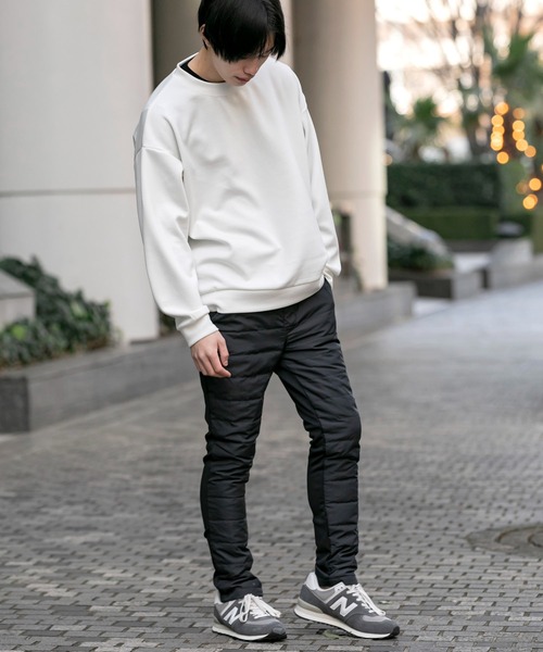 ADMIX/ATELIER SAB MEN（アドミックスアトリエサブメン）の「極暖 ダウン キルティング スキニー パンツ（その他パンツ・メンズ・ネイビー/カーキ/ブラック/カモフラージュ/ベージュ/チャコールグレー・48/52/50）」の8枚目の写真