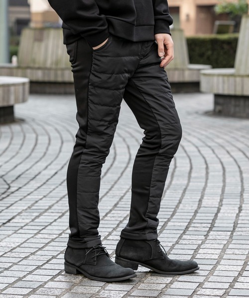 ADMIX/ATELIER SAB MEN（アドミックスアトリエサブメン）の「極暖 ダウン キルティング スキニー パンツ（その他パンツ・メンズ・ネイビー/カーキ/ブラック/カモフラージュ/ベージュ/チャコールグレー・48/52/50）」の18枚目の写真