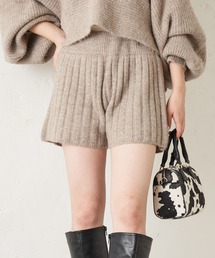 Chico | 【SET UP対応】リブ杢ニットショートパンツ(その他パンツ)