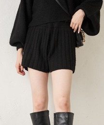 Chico | 【SET UP対応】リブ杢ニットショートパンツ(その他パンツ)