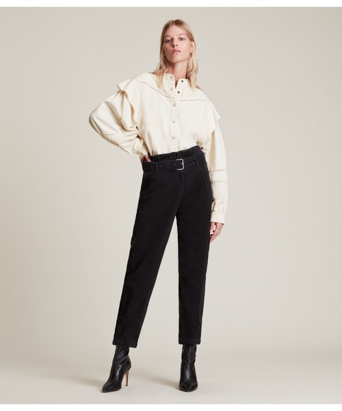 ALLSAINTS（オールセインツ）の「ELENA DENIM SHIRT | ELENA デニム シャツ（シャツ/ブラウス・レディース・ホワイト・2/4/6/8/10）」の5枚目の写真