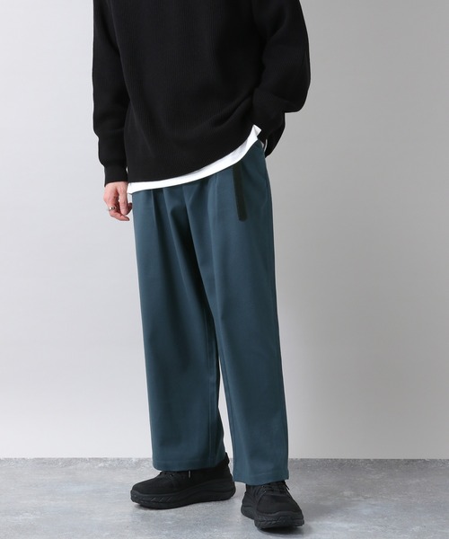 RAGEBLUE(レイジブルー)の「ウールタッチ/タックワイドパンツ/216168(スラックス・メンズ・ホワイト/ブラック/ベージュ/グリーン/ブルー/パープル/レッド・SMALL/MEDIUM/LARGE)」の11枚目の写真