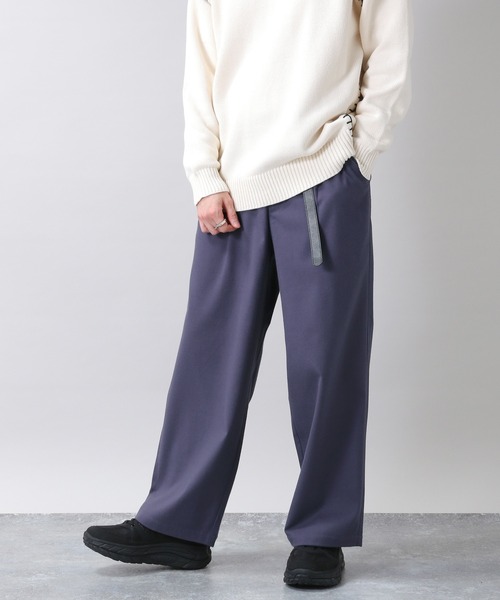 RAGEBLUE(レイジブルー)の「ウールタッチ/タックワイドパンツ/216168(スラックス・メンズ・ホワイト/ブラック/ベージュ/グリーン/ブルー/パープル/レッド・SMALL/MEDIUM/LARGE)」の10枚目の写真