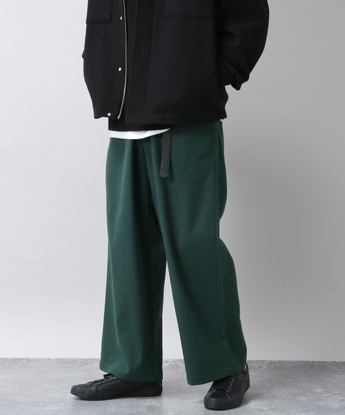 RAGEBLUE(レイジブルー)の「ウールタッチ/タックワイドパンツ/216168(スラックス・メンズ・ホワイト/ブラック/ベージュ/グリーン/ブルー/パープル/レッド・SMALL/MEDIUM/LARGE)」の8枚目の写真