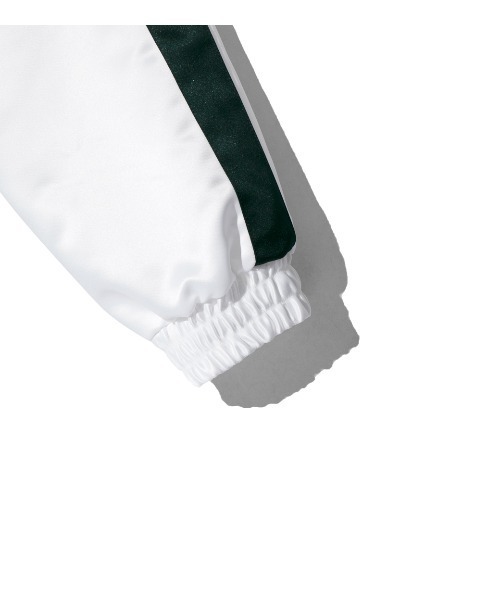 APPLEBUM（アップルバム）の「Satin Track Jacket（ブルゾン・メンズ・ホワイト/ブラック・LARGE/MEDIUM/X-LARGE）」の7枚目の写真