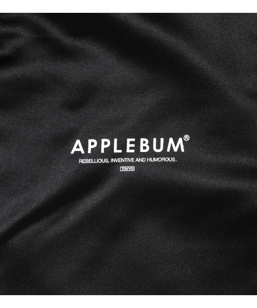 APPLEBUM（アップルバム）の「Satin Track Jacket（ブルゾン・メンズ・ホワイト/ブラック・LARGE/MEDIUM/X-LARGE）」の6枚目の写真
