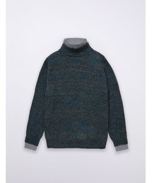 LAYERED HIGH NECK KNIT