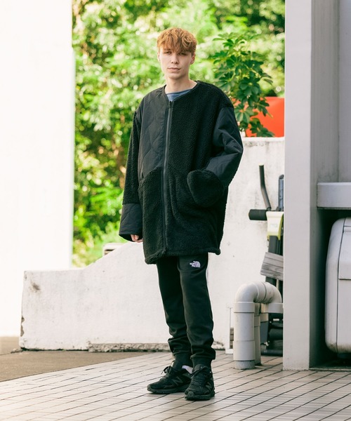 ROOPTOKYO（ループトウキョウ）の「PANEL CUTTING JACKET キルティング パッチワーク ボアジャケット（ミリタリージャケット・メンズ・オリーブ/ベージュ/ブラック・M/L/S）」の6枚目の写真