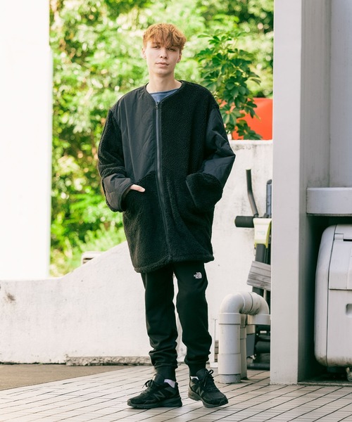 ROOPTOKYO（ループトウキョウ）の「PANEL CUTTING JACKET キルティング パッチワーク ボアジャケット（ミリタリージャケット・メンズ・オリーブ/ベージュ/ブラック・M/L/S）」の7枚目の写真