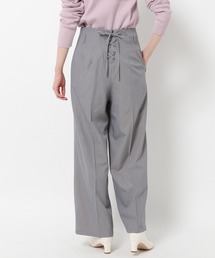 バックレースアップワイドパンツ 261736