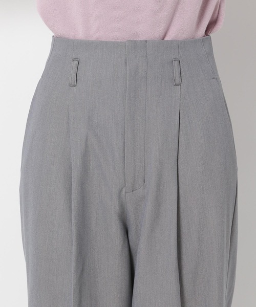 mysty woman(ミスティウーマン)の「バックレースアップワイドパンツ 261736(スラックス・レディース・ブラック/ベージュ/グレー・FREE)」の5枚目の写真