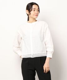 ehka sopo | 裾レースブラウス(シャツ/ブラウス)