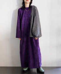 VELVETEEN KAFTAN DRESS 2:ワンピース