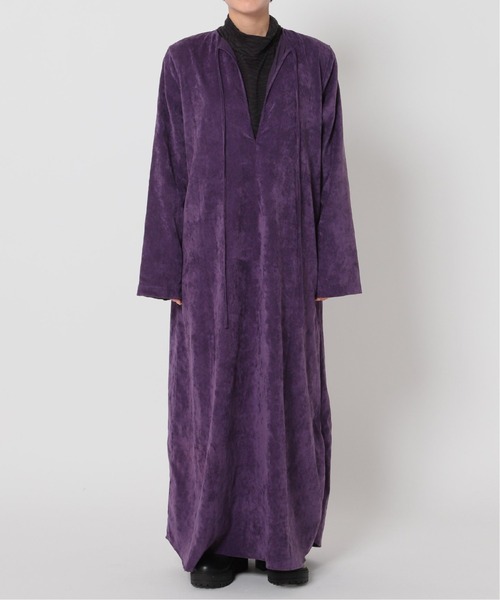 CITYSHOP（シティーショップ）の「VELVETEEN KAFTAN DRESS 2：ワンピース（ワンピース・レディース・パープル・38/36）」の13枚目の写真
