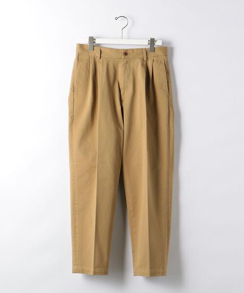 BRACTMENT（ブラクトメント）の「＜BRACTMENT（ブラクトメント）＞STD402 OGCカツラギ ワイド 2プリーツ パンツ（その他パンツ・メンズ・ブラック/ベージュ/オフホワイト・40/38/36）」の3枚目の写真